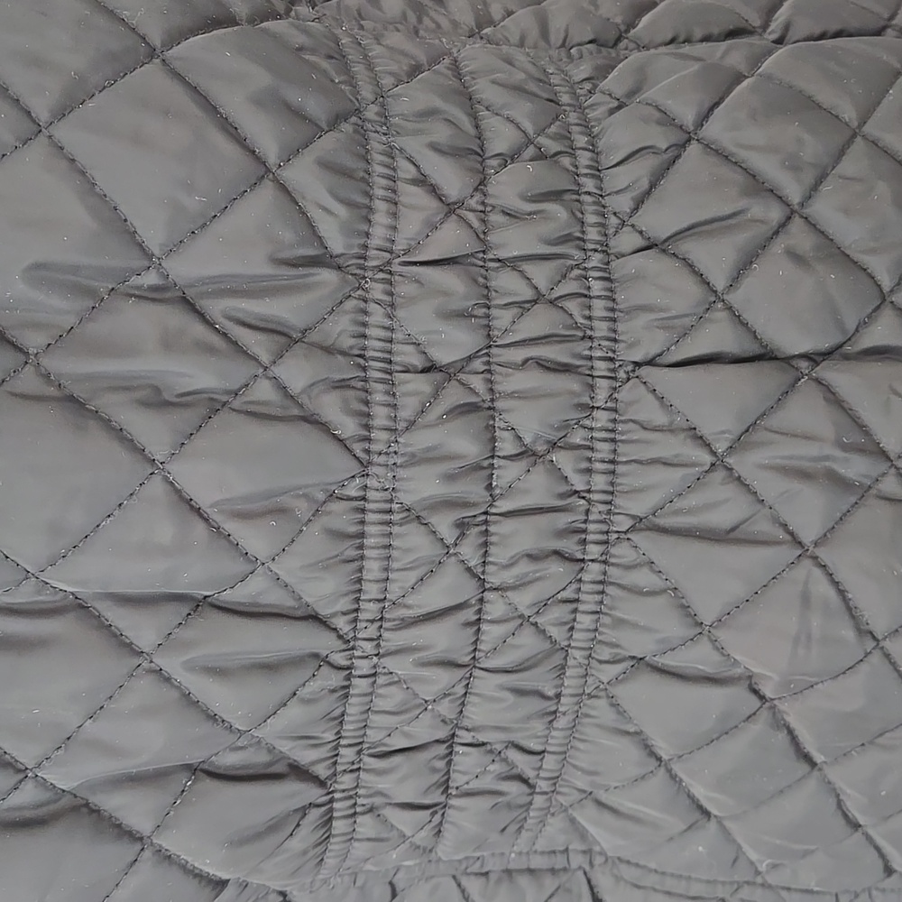 LAST CHANCE!  Calvin Klein Women's Quilted Black Hooded Jacket - Picture 8 of 16